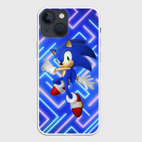 Чехол для iPhone 13 mini Соник disco: во Владимире,  |  | boom | cartoon | neon | playstation | sonic | броня | бум | геометрические | герой | детские | диско | еж | ежик | животные | звери | игра | лесные | лол | малыш | молнии | мультфильм | мультяшный | неоновый | полосы