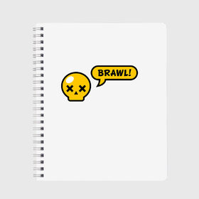 Тетрадь с принтом Brawl Stars во Владимире, 100% бумага | 48 листов, плотность листов — 60 г/м2, плотность картонной обложки — 250 г/м2. Листы скреплены сбоку удобной пружинной спиралью. Уголки страниц и обложки скругленные. Цвет линий — светло-серый
 | brawl | brawl stars | brawlstars | game | loen | star | stars | бравл | браво | звезда | звезды | игра | леон | стар | старс