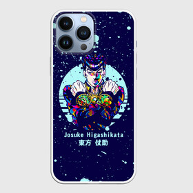 Чехол для iPhone 13 Pro Max JoJo Bizarre Adventure: во Владимире,  |  | Тематика изображения на принте: anime | jojo | jojo’s bizarre adventure | аниме | анимэ | биззаре адвенчер | джо | джо джо | джоджо | джонатан джостар | дзёсукэ хигасиката | дзётаро кудзё | жожо | игги | кира | лого | манга | невероятные приключения