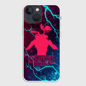 Чехол для iPhone 13 mini ОЧЕНЬ СТРАННЫЕ ДЕЛА   STRANGER: во Владимире,  |  | netflix | series | strange | stranger | things | бобби | браун | вулфард | дела | демогорген | дина | лого | логотип | логотипы | милли | нетфликс | одиннадцать | очень | сериал | сериалы | символ | символы | странные | финн