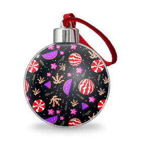 Ёлочный шар Watermelons: во Владимире, Пластик | Диаметр: 77 мм | Тематика изображения на принте: berries | pattern | patterns | red watermelon | watermelons | арбузы | красный арбуз | паттерн | узоры | ягоды