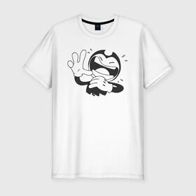 Мужская футболка хлопок Slim Bendy And The Ink Machine: во Владимире, 92% хлопок, 8% лайкра | приталенный силуэт, круглый вырез ворота, длина до линии бедра, короткий рукав | Тематика изображения на принте: bendy | bendy and the ink machine | бенди | бени | бенни | бэнди | детская | детям | игра | капли | компьютерная игра | краска | машина | подтеки | ужастик | чернила | чернильная