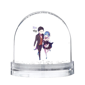 Снежный шар Re:Zero: во Владимире, Пластик | Изображение внутри шара печатается на глянцевой фотобумаге с двух сторон | anime heroes | girl | kawaii | ram | re zero | re:zero | rem | жизнь с нуля в альтернативном мире | кавайный | логотипы аниме | мальчик и девочка | нацуки | нацуки субару | персонажи аниме | рам | рам и рем | ре зеро | рем