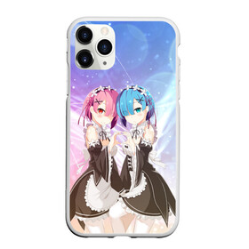 Чехол для iPhone 11 Pro матовый с принтом Рем и Рам во Владимире, Силикон |  | anime | ram | re zero | re: zero kara hajimeru isekai seikatsu | re: жизнь с нуля в альтернативном мире | rem | горничные | демон | рам | ре зеро | рем | рэм