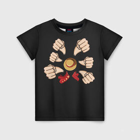 Детская футболка 3D One piece: во Владимире, 100% гипоаллергенный полиэфир | прямой крой, круглый вырез горловины, длина до линии бедер, чуть спущенное плечо, ткань немного тянется | Тематика изображения на принте: anime | one piece | аниме | анимэ | большой куш | ван пис | король пиратов | луффи | пират | пираты | пираты соломенной шляпы | рыжий шанкс | эйтиро одо