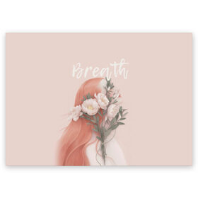 Поздравительная открытка Breath: во Владимире, 100% бумага | плотность бумаги 280 г/м2, матовая, на обратной стороне линовка и место для марки
 | Тематика изображения на принте: 8 марта | лучшая в мире | мама | подарок | подарок женщине | подарок любимым | подарок на 8 марта | самая лучшая  в мире | семья