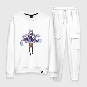 Женский костюм хлопок Кэ Цин: во Владимире, 100% хлопок | на свитшоте круглая горловина, мягкая резинка по низу. Брюки заужены к низу, на них два вида карманов: два 