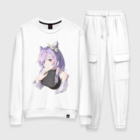 Женский костюм хлопок Красавица Кэ Цин: во Владимире, 100% хлопок | на свитшоте круглая горловина, мягкая резинка по низу. Брюки заужены к низу, на них два вида карманов: два 