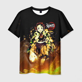 Мужская футболка 3D Танджиро Камадо в огне: во Владимире, 100% полиэфир | прямой крой, круглый вырез горловины, длина до линии бедер | Тематика изображения на принте: demon slayer | kamado | kimetsu no yaiba | nezuko | tanjiro | аниме | гию томиока | зеницу агацума | иноске хашибира | камадо | клинок | корзинная девочка | манга | музан кибуцуджи | незуко | рассекающий демонов | танджиро