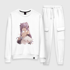 Женский костюм хлопок Красавица Кэ Цин: во Владимире, 100% хлопок | на свитшоте круглая горловина, мягкая резинка по низу. Брюки заужены к низу, на них два вида карманов: два 