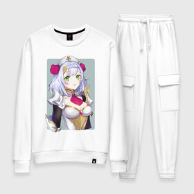 Женский костюм хлопок Красавица Ноэлль: во Владимире, 100% хлопок | на свитшоте круглая горловина, мягкая резинка по низу. Брюки заужены к низу, на них два вида карманов: два 