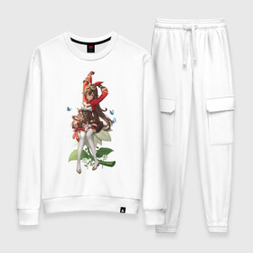 Женский костюм хлопок Маленькая Эмбер: во Владимире, 100% хлопок | на свитшоте круглая горловина, мягкая резинка по низу. Брюки заужены к низу, на них два вида карманов: два 