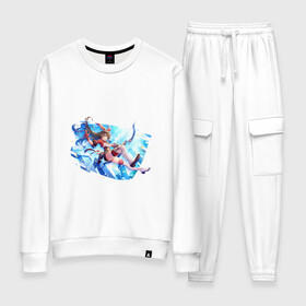 Женский костюм хлопок Эмбер в полёте: во Владимире, 100% хлопок | на свитшоте круглая горловина, мягкая резинка по низу. Брюки заужены к низу, на них два вида карманов: два 