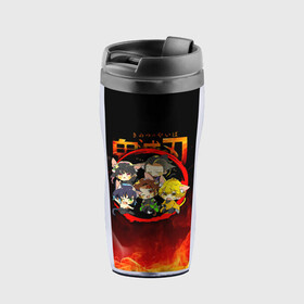 Термокружка-непроливайка Клинок, рассекающий демонов Персонажи: во Владимире, внутренняя часть — пищевой пластик, наружная часть — прозрачный пластик, между ними — полиграфическая вставка с рисунком | объем — 350 мл, герметичная крышка | demon slayer | kamado | kimetsu no yaiba | nezuko | tanjiro | аниме | гию томиока | зеницу агацума | иноске хашибира | камадо | клинок | корзинная девочка | манга | музан кибуцуджи | незуко | рассекающий демонов | танджиро