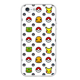 Чехол для iPhone 5/5S матовый с принтом POKEMON / ПОКЕМОНЫ во Владимире, Силикон | Область печати: задняя сторона чехла, без боковых панелей | Тематика изображения на принте: a bathing ape | bape | bape shark | bape sta | monkey | pikachu | pokemons | star | streetwear | бейп | горила | обезьянка | пикачу | покемоны | стар | стритвеар | стритвир бренд | узор. | уличный стиль