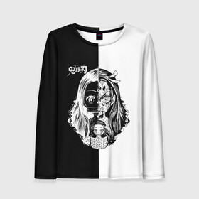 Женский лонгслив 3D Двуликая Незуко Камадо: во Владимире, 100% полиэстер | длинные рукава, круглый вырез горловины, полуприлегающий силуэт | demon slayer | kamado | kimetsu no yaiba | nezuko | tanjiro | аниме | гию томиока | зеницу агацума | иноске хашибира | камадо | клинок | корзинная девочка | манга | музан кибуцуджи | незуко | рассекающий демонов | танджиро