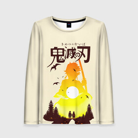 Женский лонгслив 3D Танджиро и Незуко Камадо Kimetsu no Yaiba: во Владимире, 100% полиэстер | длинные рукава, круглый вырез горловины, полуприлегающий силуэт | demon slayer | kamado | kimetsu no yaiba | nezuko | tanjiro | аниме | гию томиока | зеницу агацума | иноске хашибира | камадо | клинок | корзинная девочка | манга | музан кибуцуджи | незуко | рассекающий демонов | танджиро