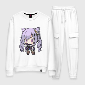 Женский костюм хлопок Чиби Кэ Цин: во Владимире, 100% хлопок | на свитшоте круглая горловина, мягкая резинка по низу. Брюки заужены к низу, на них два вида карманов: два 