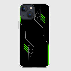 Чехол для iPhone 13 mini ФУТУРИСТИЧНАЯ БРОНЯ | ЗЕЛЕНАЯ: во Владимире,  |  | geometry | hexagon | neon | texture | абстракция | геометрия | зеленый | кислота | неон | неоновый | пурпурный | текстура | фиолетовый | фон