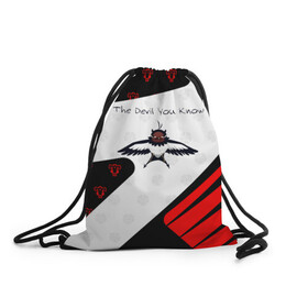 Рюкзак-мешок 3D The Devil You Know!: во Владимире, 100% полиэстер | плотность ткани — 200 г/м2, размер — 35 х 45 см; лямки — толстые шнурки, застежка на шнуровке, без карманов и подкладки | asta | black bulls | black clover | quartet knights | yuno | акума | аниме | аста | блэк кловер | буракку куро:ба | демон | королевство клевера | король магов | лихт | магна | манга | пятилистник | черный бык | чёрный клев