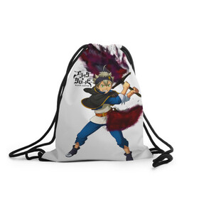 Рюкзак-мешок 3D Чёрный клевер Аста красный меч: во Владимире, 100% полиэстер | плотность ткани — 200 г/м2, размер — 35 х 45 см; лямки — толстые шнурки, застежка на шнуровке, без карманов и подкладки | asta | black bulls | black clover | quartet knights | yuno | акума | аниме | аста | блэк кловер | буракку куро:ба | демон | королевство клевера | король магов | лихт | магна | манга | пятилистник | черный бык | чёрный клев