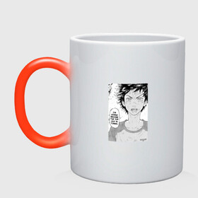 Кружка хамелеон с принтом ТАКЭМИТИ ХАНАГАКИ во Владимире, керамика | меняет цвет при нагревании, емкость 330 мл | Тематика изображения на принте: anime | hanagaki | takemichi | tokyo revengers | аниме | манга | такэмити | токийские мстители | ханагаки