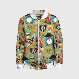 Детский бомбер 3D Персонажи One Piece Большой куш: во Владимире, 100% полиэстер | застегивается на молнию, по бокам два кармана без застежек, мягкие манжеты, по низу бомбера и на воротнике — эластичная резинка | Тематика изображения на принте: anime | manga | monkey d. luffy | one piece | аниме | большой куш | ван пис | вон пис | гол д. роджер | кайдо | король пиратов | луфи | луффи | манга | манки д. луффи | нами | нико робин | пират | портгас д. эйс | ророноа зоро