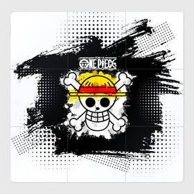 Магнитный плакат 3Х3 Весёлый Роджер пиратов Соломенной Шляпы: во Владимире, Полимерный материал с магнитным слоем | 9 деталей размером 9*9 см | Тематика изображения на принте: anime | manga | one piece | аниме | большой куш | ван пис | весёлый роджер | вон пис | король пиратов | логотип | манга | монки д. луффи | мугивары | перекрещённый костями | пират | пиратский флаг
