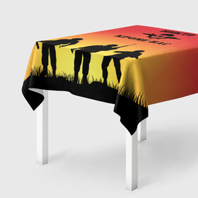 Скатерть 3D с принтом ВДВ, никто кроме нас во Владимире, 100% полиэстер (ткань не мнется и не растягивается) | Размер: 150*150 см | vdv | вдв | воздушно десантные войска | день вдв | десант | небо | никто кроме нас | структуры