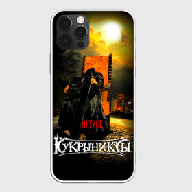 Чехол для iPhone 12 Pro с принтом Кукрыниксы - Артист во Владимире, силикон | область печати: задняя сторона чехла, без боковых панелей | gorshenev | kukryniksy | rock group | алексей горшенёв | альтернативный | вагон | горшенев | горшок | готик | дмитрий оганян | игорь воронов | кукрыниксы | михаил фомин | панк | панкрок | постпанк | рок группа