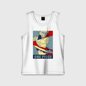 Детская майка хлопок One Piece. Большой куш: во Владимире,  |  | Тематика изображения на принте: anime | manga | monkey d. luffy | one piece | аниме | большой куш | ван пис | вон пис | гол д. роджер | кайдо | король пиратов | луфи | луффи | манга | манки д. луффи | нами | нико робин | пират | портгас д. эйс | ророноа зоро