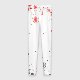 Леггинсы 3D НОВОГОДНИЕ СНЕЖИНКИ ЧЁРНО КРАСНЫЕ   2022: во Владимире, 80% полиэстер, 20% эластан | Эластичный пояс, зауженные к низу, низкая посадка | 2022 | beast | merry christmas | new year | red bow | santa hat | snow | tiger | winter | winter is coming | year of the tiger | год тигра | дед мороз | животные | звери | зверь | зима | зима 2022 | зима близко | новог | новогодни