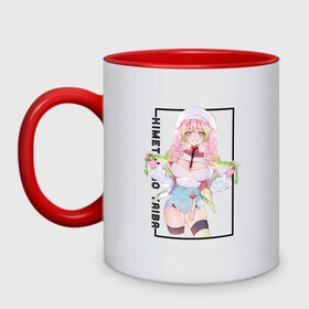 Кружка двухцветная Мицури Канродзи Клинок рассекающий демонов: во Владимире, керамика | объем — 330 мл, диаметр — 80 мм. Цветная ручка и кайма сверху, в некоторых цветах — вся внутренняя часть | demon slayer | kimetsu no aiba | mitsuri kanroji | клинок | мицури канродзи | рассекающий демонов