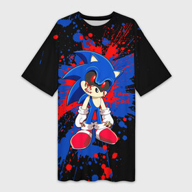 Платье-футболка 3D с принтом Sonic Exe  I am God. во Владимире,  |  | adventure | blood splatter | dark sonic | i am god | isometric graphics | pc role playing game | sonic exe | ёж соник | изометрическая графика | компьютерная ролевая игра | кровь брызги | приключения | темный соник