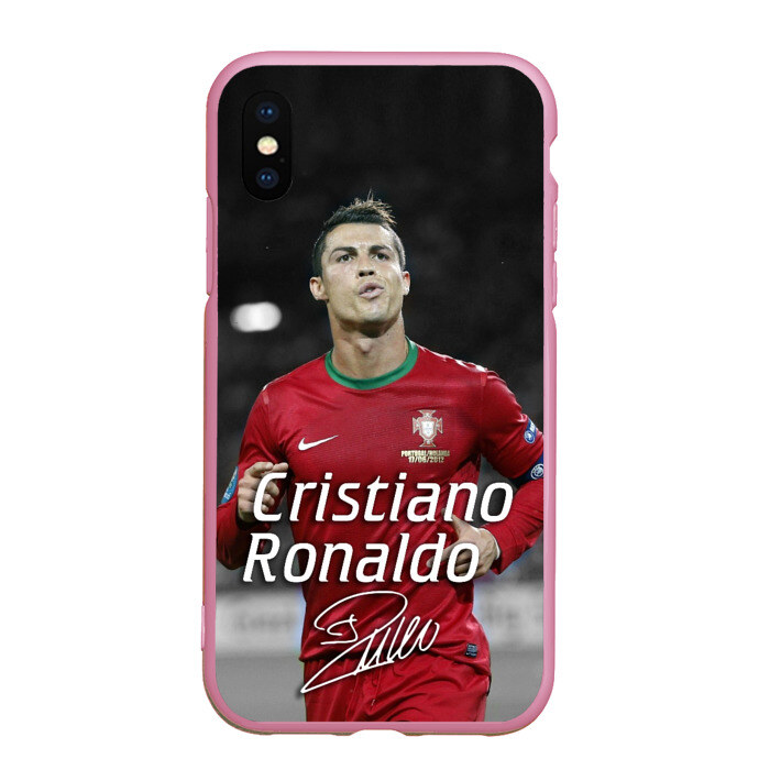 Чехол для iPhone XS Max матовый Криштиану Роналду фото