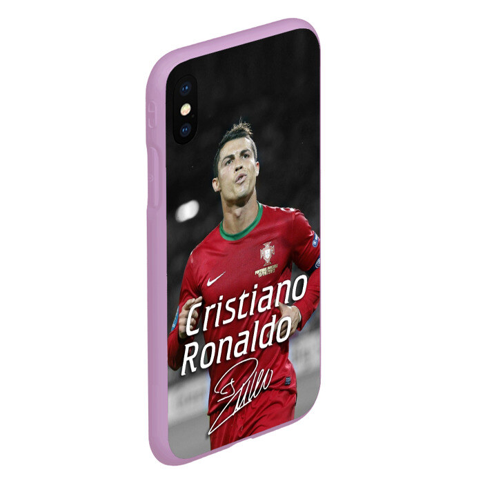 Чехол для iPhone XS Max матовый Криштиану Роналду фото