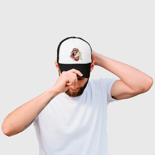 Кепка тракер с сеткой Good Omens фото