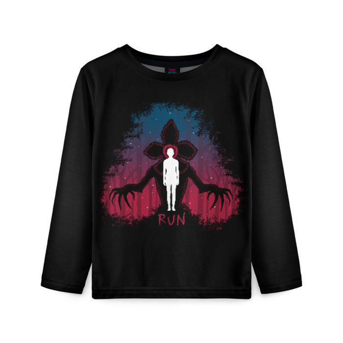 Детский лонгслив 3D Stranger Things фото