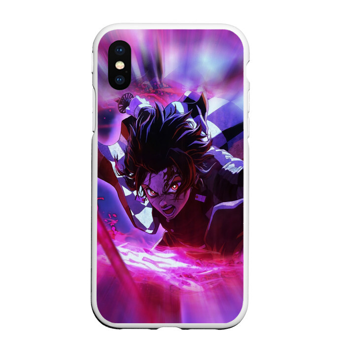 Чехол для iPhone XS Max матовый KIMETSU NO YAIBA фото