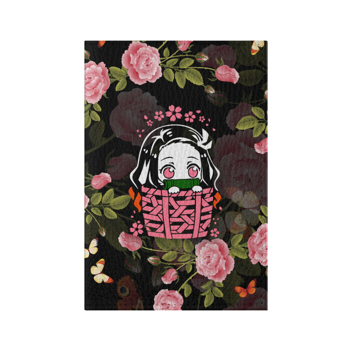 Обложка для паспорта матовая кожа KIMETSU NO YAIBA фото