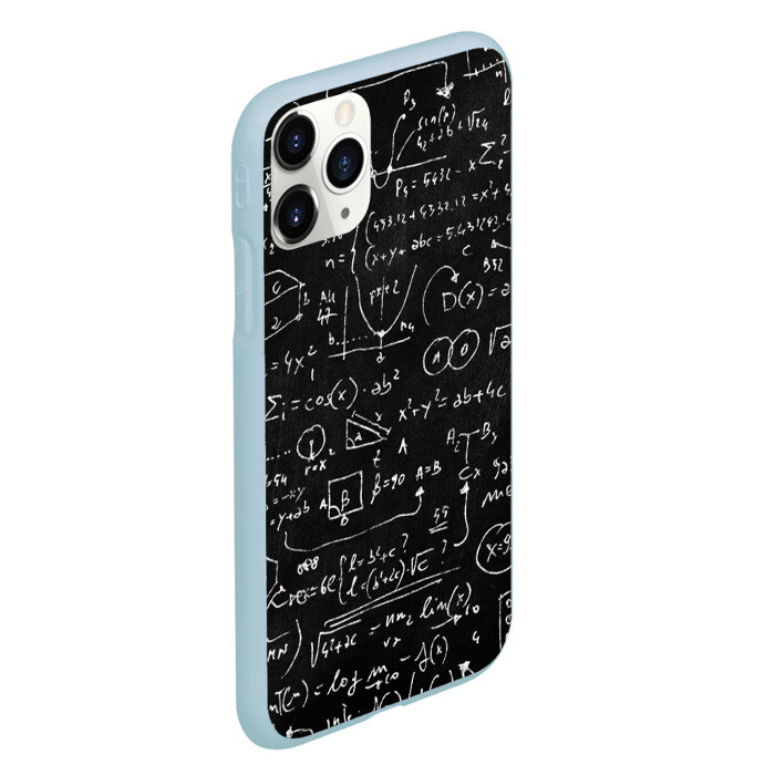 Чехол для iPhone 11 Pro матовый Математические формулы фото