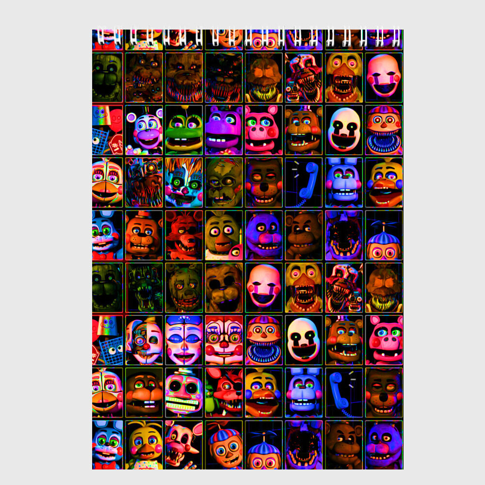 Скетчбук Five Nights At Freddys фото