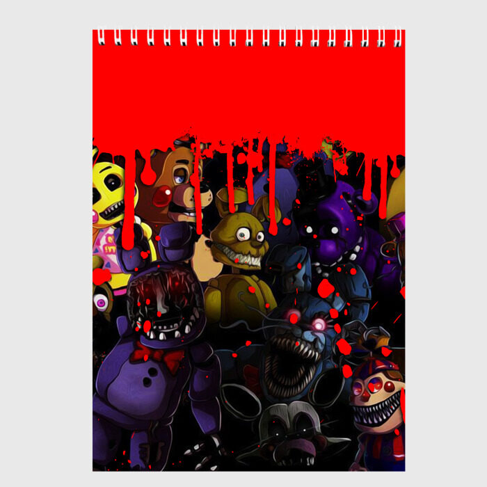 Скетчбук Five Nights At Freddys фото