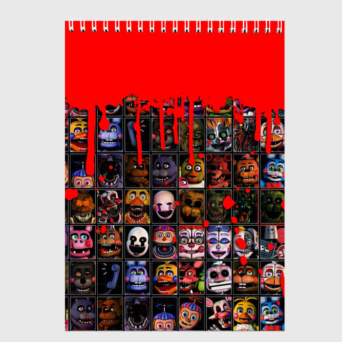 Скетчбук Five Nights At Freddys фото