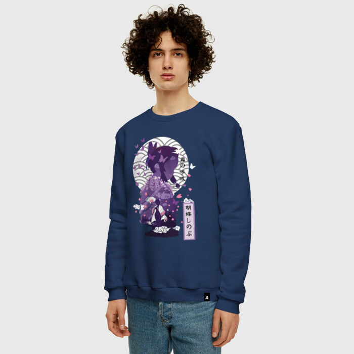 Мужской свитшот хлопок Шинобу Кочо фото