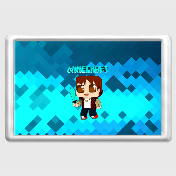 Магнит 45*70 Minecraft фото