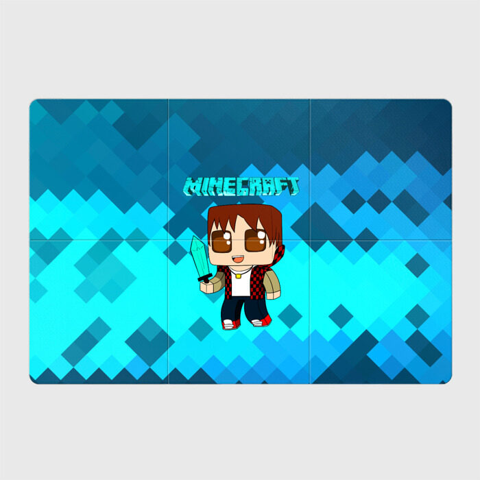 Магнитный плакат 3Х2 Minecraft фото