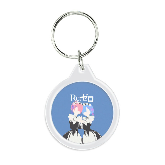 Брелок круглый ре зеро фото
