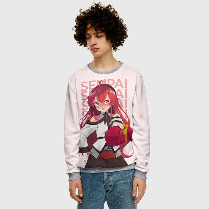 Мужской свитшот 3D Sempai фото