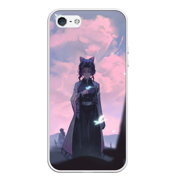 Чехол для iPhone 5/5S матовый КЛИНОК РАССЕКАЮЩИЙ ДЕМОНОВ фото